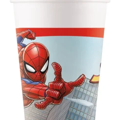 Spiderman|Lasit Ja Mukit>Procos S.A., 56th KLM Paleas Ethnikis, 320-11 Inofita Greece, www.procos.gr Spiderman pahvimuki 200 ml 8 kpl/pkt