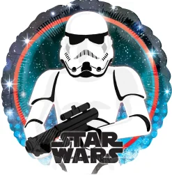 Pienet Foliopallot|Star Wars>Anagram International Inc, 7700 Anagram Drive, MN 55344-7307, USA, http://www.anagramballoons.com/ Star Wars Galaxy Stormtrooper foliopallo