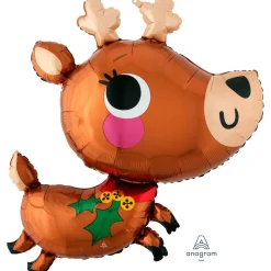 Joulu|Muotofoliopallot>Anagram International Inc, 7700 Anagram Drive, MN 55344-7307, USA, http://www.anagramballoons.com/ Suloinen poro muotofoliopallo