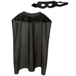 Halloween|Viitat Ja Kaavut>Boland Party Partners, P. O. Box 518, AK ALPHEN A/D RIJN, https://boland.eu Supersankari viitta ja silmikko musta