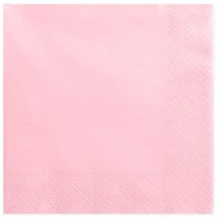 Värikattaus|Lautasliinat>PartyDeco sp. z o.o. sp. k., ul. Kolumba 1, 70-035 Szczecin, www.partydeco.com Suuri lautasliina 33 x 33 cm vaaleanpunainen 20 kpl/pkt