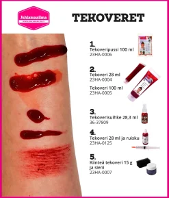 Tekoveret|Halloween>Goodmark Europe NV, Industrielaan 15, 8520 Kuurne, www.goodmarkgroup.com Tekoveripussi 100ml