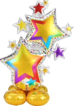 Erikoisilmapallot|Erikoisfoliopallot>Anagram International Inc, 7700 Anagram Drive, MN 55344-7307, USA, http://www.anagramballoons.com/ Tähdet ilmatäytteinen foliopallo 149 cm