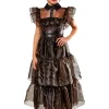Lasten Naamiaisasut|Halloween>Rubies Netherlands b.v., Heldenseweg 25A, 6086 PD Neer, www.rubies.com The Addams Family Wednesday tanssiaisasu 14-16v