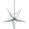 Joulu>PartyDeco sp. z o.o. sp. k., ul. Kolumba 1, 70-035 Szczecin, www.partydeco.com Tähtikoriste pahvia 30 cm hopeanvärinen 1 kpl/pkt