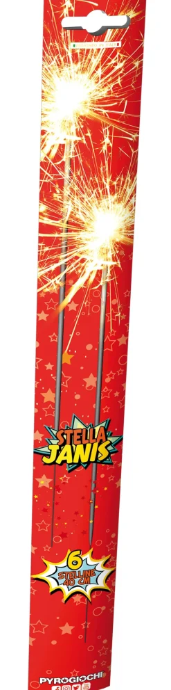 Sädesuihkut Ja Tähtisädetikut|Muut Juhlatarvikkeet>Pyrogiochi Hamburg GmbH, Via Lombardia 38, z.i. di Gello, 56025 Pontedera (PI), https://pyrogiochi.com Tähtisädetikku 40 cm 6 kpl/pkt K18