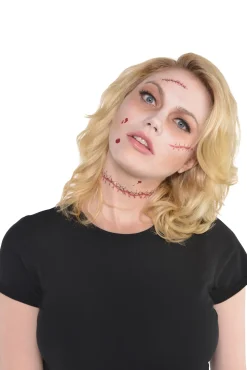 Halloween|Haavat, Arvet Ja Tekoiho>IV Beck / Amscan Europe GmbH, Dettinger Str. 148, 73230 Kirchheim/Teck, Germany, www.amscan-europe.com Tikkitatuointi 2 arkkia /pkt