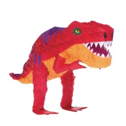 Muut Juhlatarvikkeet|Lyötävät Pinjatat>Juhlamaailma T-Rex pinjata punainen 55.8 x 25.4 x 19 cm