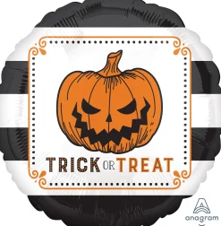 Pienet Foliopallot|Halloween>Anagram International Inc, 7700 Anagram Drive, MN 55344-7307, USA, http://www.anagramballoons.com/ Trick or treat kurpitsa foliopallo