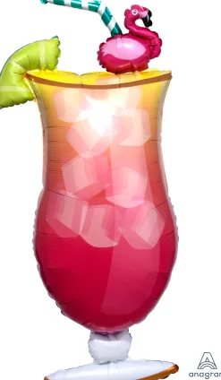 Muotofoliopallot|Vappu>Anagram International Inc, 7700 Anagram Drive, MN 55344-7307, USA, http://www.anagramballoons.com/ Trooppinen drinkki muotofoliopallo