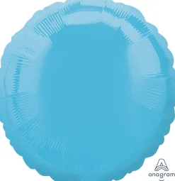Pienet Foliopallot|Yksiväriset Foliopallot>Anagram International Inc, 7700 Anagram Drive, MN 55344-7307, USA, http://www.anagramballoons.com/ Turkoosi pyöreä foliopallo