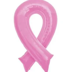 Muotofoliopallot>Anagram International Inc, 7700 Anagram Drive, MN 55344-7307, USA, http://www.anagramballoons.com/ Vaaleanpunainen rusetti muotofoliopallo