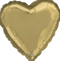 Pienet Foliopallot|Yksiväriset Foliopallot>Anagram International Inc, 7700 Anagram Drive, MN 55344-7307, USA, http://www.anagramballoons.com/ Valkokulta sydän foliopallo