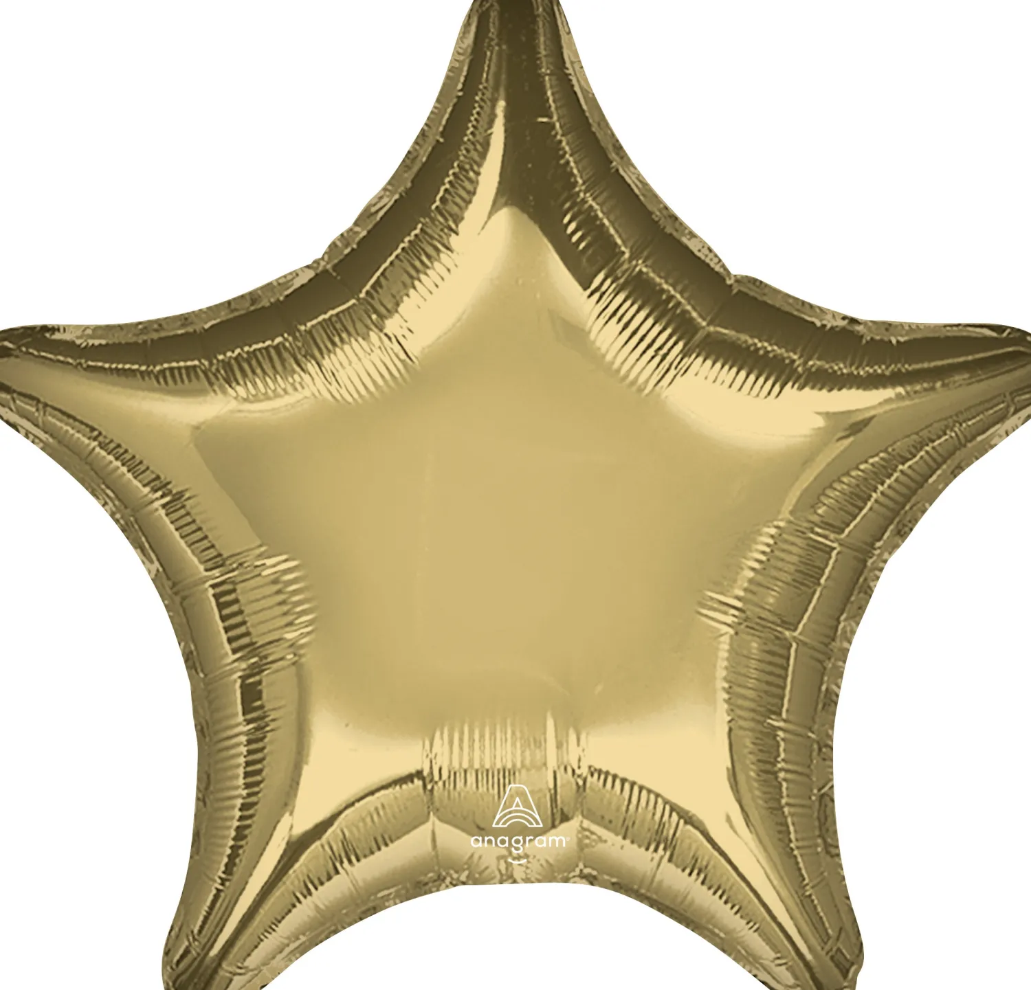 Yksiväriset Ilmapallot>Anagram International Inc, 7700 Anagram Drive, MN 55344-7307, USA, http://www.anagramballoons.com/ Valkokulta tähti foliopallo