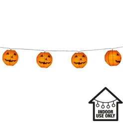Muut Ripustettavat Koristeet|Halloween>Boland Party Partners, P. O. Box 518, AK ALPHEN A/D RIJN, https://boland.eu Valoköynnös kurpitsat 185 cm
