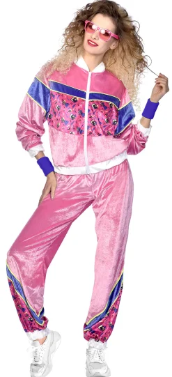 Penkkarit|Aikuisten Naamiaisasut>IV Beck / Amscan Europe GmbH, Dettinger Str. 148, 73230 Kirchheim/Teck, Germany, www.amscan-europe.com Velour 80-luvun jumppa-asu M/L