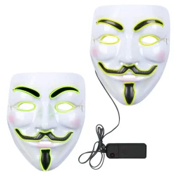 Naamarit Ja Silmikot|Halloween>Boland Party Partners, P. O. Box 518, AK ALPHEN A/D RIJN, https://boland.eu Verikosto naamari led-valoilla
