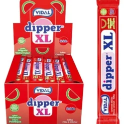 Makeiset|Muut Juhlatarvikkeet>Juhlamaailma Vidal Dipper XL Vesimeloni toffeetanko 10,5g