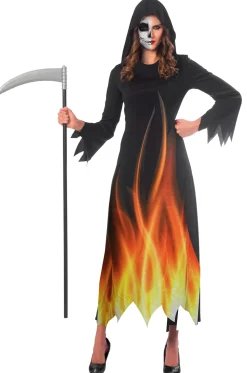 Halloween|Aikuisten Naamiaisasut>Goodmark Europe NV, Industrielaan 15, 8520 Kuurne, www.goodmarkgroup.com Viikatemies aikuisten naamiaisasu L