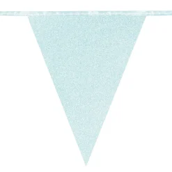 Muut Ripustettavat Koristeet>Boland Party Partners, P. O. Box 518, AK ALPHEN A/D RIJN, https://boland.eu Viirinauha vaaleansininen kimalle 16x20 cm - 6 m