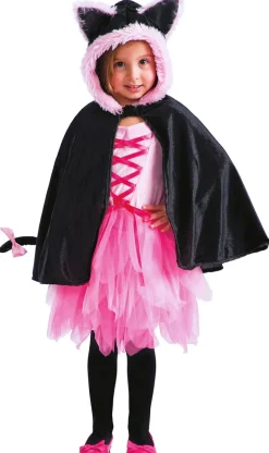 Pääsiäinen|Halloween>CARNIVAL TOYS SRL, VIA GOLDONI 1, 48026 GODO DI RUSSI, RA, www.carnivaltoys.it Viitta kissa lasten 45 cm