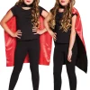 Muut Asusteet|Halloween>Boland Party Partners, P. O. Box 518, AK ALPHEN A/D RIJN, https://boland.eu Viitta käännettävä puna-musta 90 cm, lasten