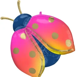 Muotofoliopallot>Anagram International Inc, 7700 Anagram Drive, MN 55344-7307, USA, http://www.anagramballoons.com/ Värikäs leppäkerttu muotofoliopallo