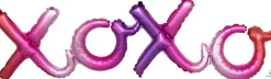 Erikoisilmapallot>Anagram International Inc, 7700 Anagram Drive, MN 55344-7307, USA, http://www.anagramballoons.com/ XOXO kirjaimet pinkki-lila puhallettava foliopallo